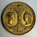 1837-1887 Victoria Golden Jubilee Coronation Medal, Gilded White Metal, 37mm