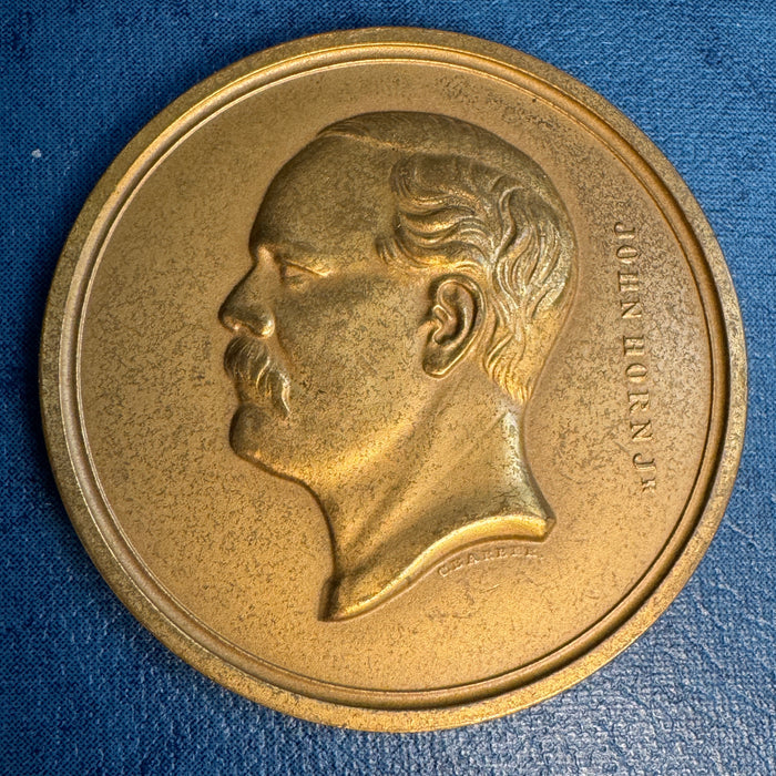1874 John Horn Jr Life Saving Heroism 48mm Bronze Medal, US Mint Restrike J-LS-14