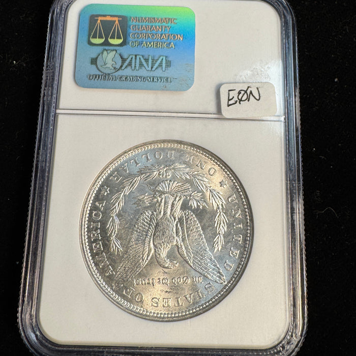 1878 7-TF Rev of ‘79 Morgan Silver Dollar, NGC MS-61