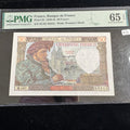 1942 France 50 Francs, P#93, PMG Gem UNC 65 EPQ