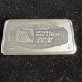 1974-FM Florida National Bank & Trust Miami - 1000 Grains Sterling Silver Bar