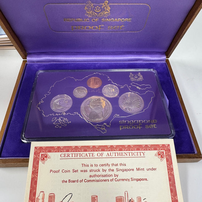 1978 6-Coin Republic of Singapore Presentation Proof Set #2543 🇸🇬
