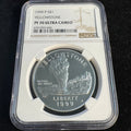 1999 P Yellowstone Silver Dollar Proof, US$1, NGC PF-70 Ultra Cameo
