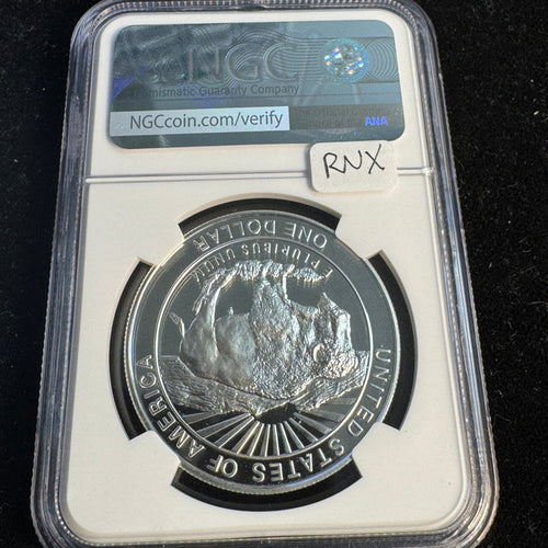 1999 P Yellowstone Silver Dollar Proof, US$1, NGC PF-70 Ultra Cameo