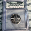 2001-S Rhode Island State Quarter, Proof, ICG - RI 25c Designer Daniel Carr Signature