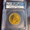 2007 Daniel Carr George Washington Concept Dollar (Medal/Pattern), ICG MS-65