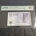 2013 Denmark 50 Kroner, Series 2009 P#65f, PMG 67 Superb Gem Unc EPQ