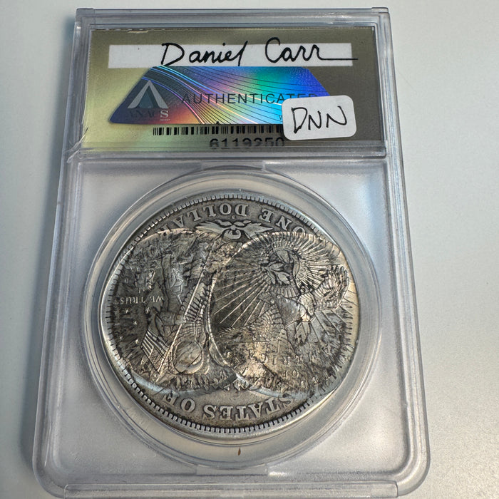 2019-D Daniel Carr Medal - Moonlight Mint Open House Double-Struck on 1921-S Morgan, ANACS MS-65