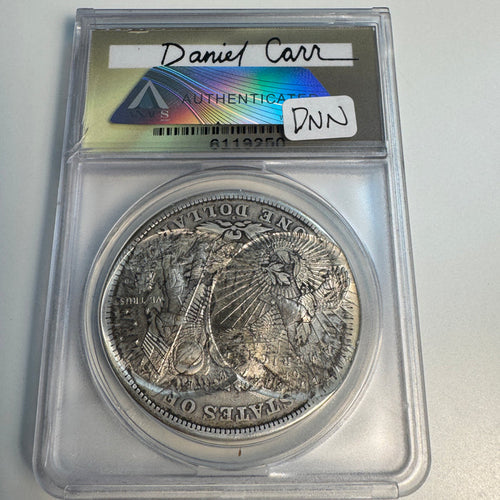 2019-D Daniel Carr Medal - Moonlight Mint Open House Double-Struck on 1921-S Morgan, ANACS MS-65