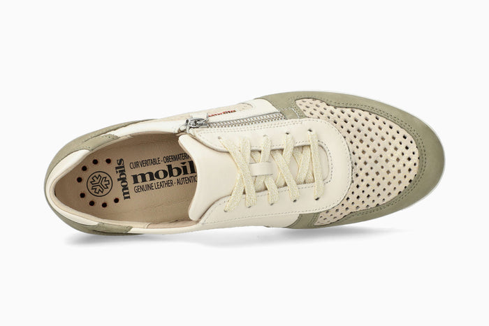 Abby Perf - Light Khaki Women Sneaker
