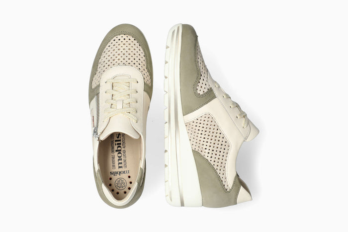 Abby Perf - Light Khaki Women Sneaker