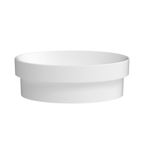 ADP Monica 355mm Semi Inset Basin Gloss White