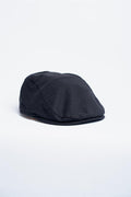 alfie black flat cap