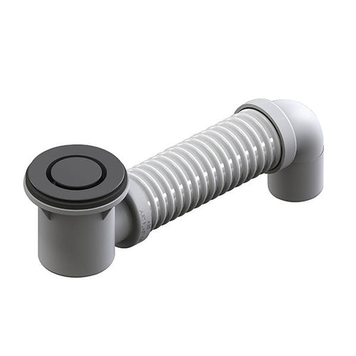 ART Australia Bath Bend Pop Down and Connector Matte Black - The Blue Space