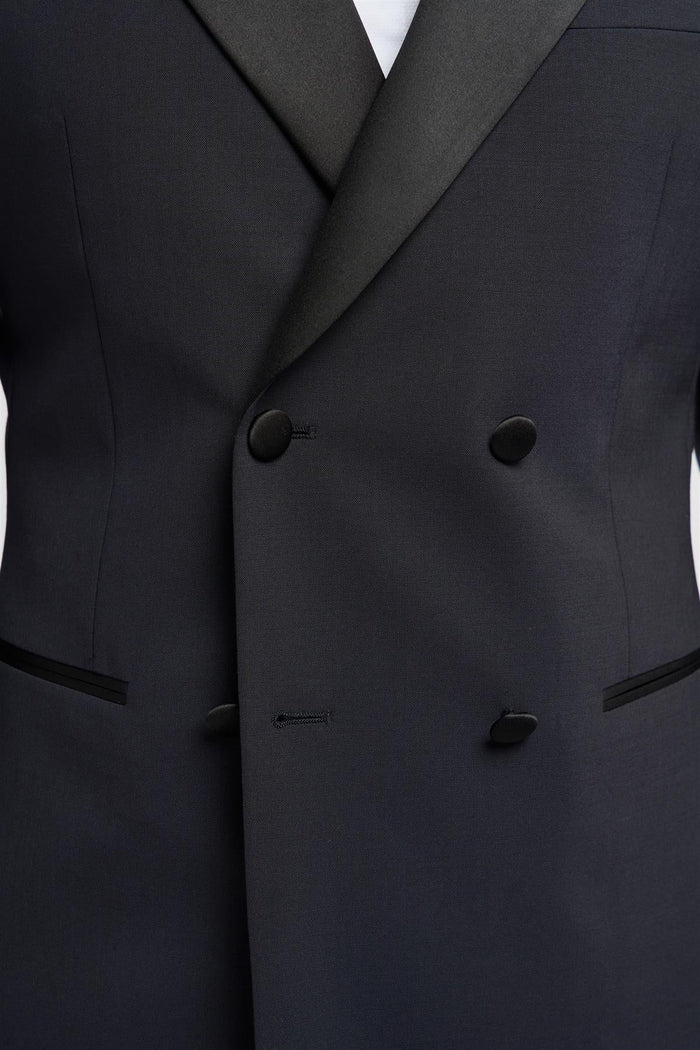 Aspen Midnight Navy Double Breasted Blazer