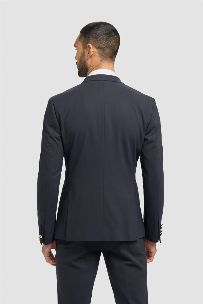 Aspen Midnight Navy Double Breasted Blazer