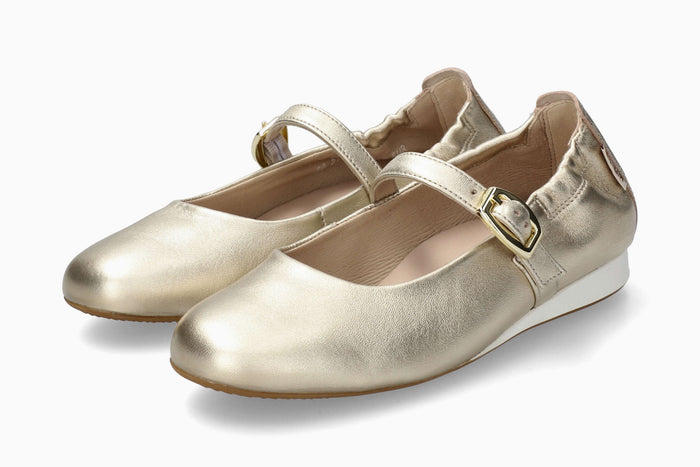 Belle - Gold Women Ballerinas