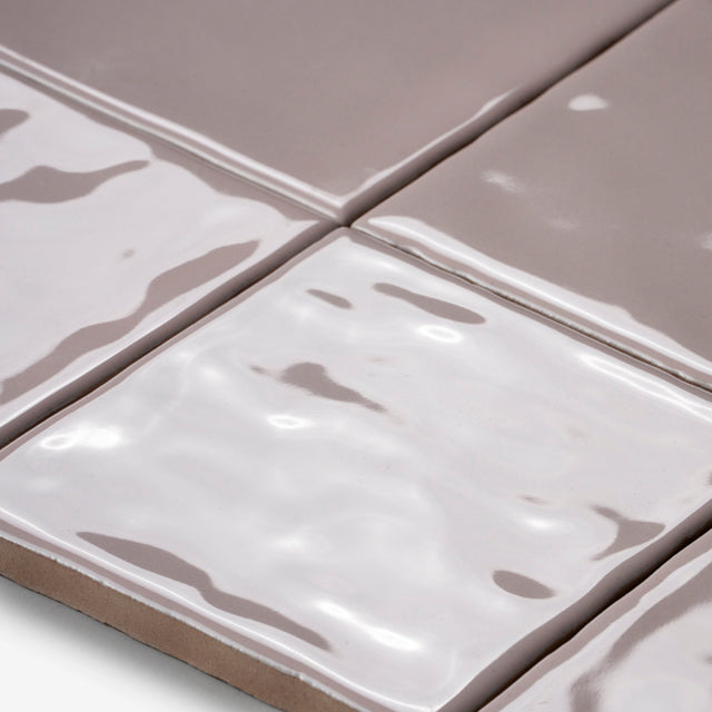 Blush Luca Hand Made Gloss Tile 100 x 100 x 8mm
