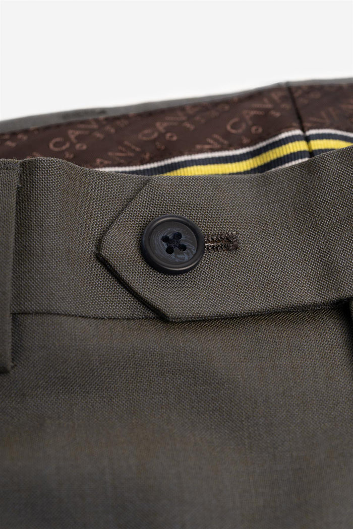 Bond Wool Rich Hazel Three Piece Suit - House of Cavani