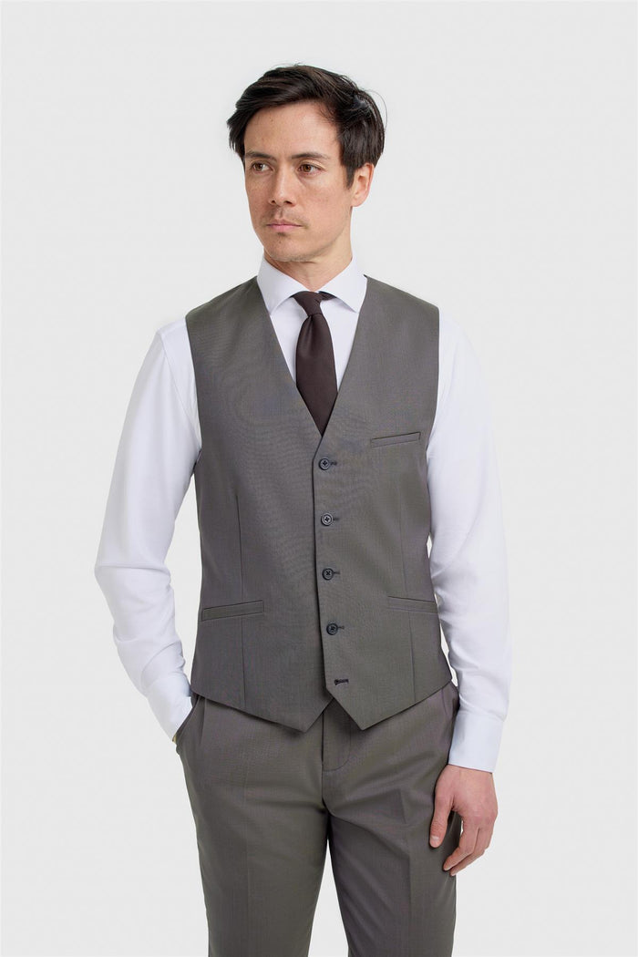 Bond Wool Rich Hazel Waistcoat - House of Cavani