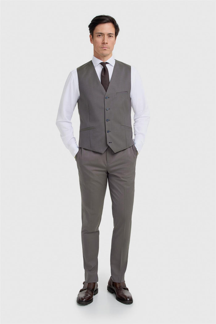 Bond Wool Rich Hazel Waistcoat - House of Cavani