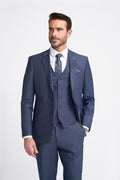 Bond Navy Check Blazer