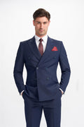 Bond Navy Double Breasted Blazer