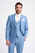 Bond Wool Rich Ocean Blue Blazer