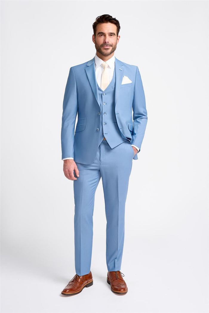 Bond Wool Rich Ocean Blue Blazer