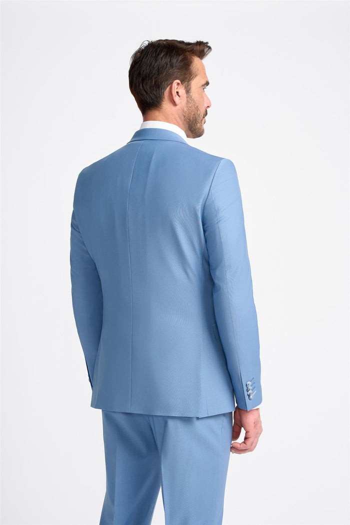 Bond Wool Rich Ocean Blue Blazer