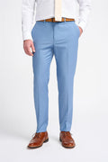 Bond Wool Rich Ocean Blue Trouser