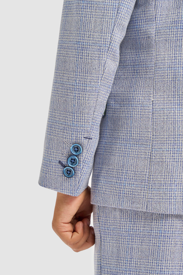 Boys Caridi Sky Three Piece Suit