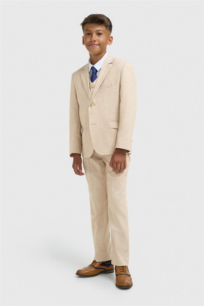 Boys Malibu Beige Suit