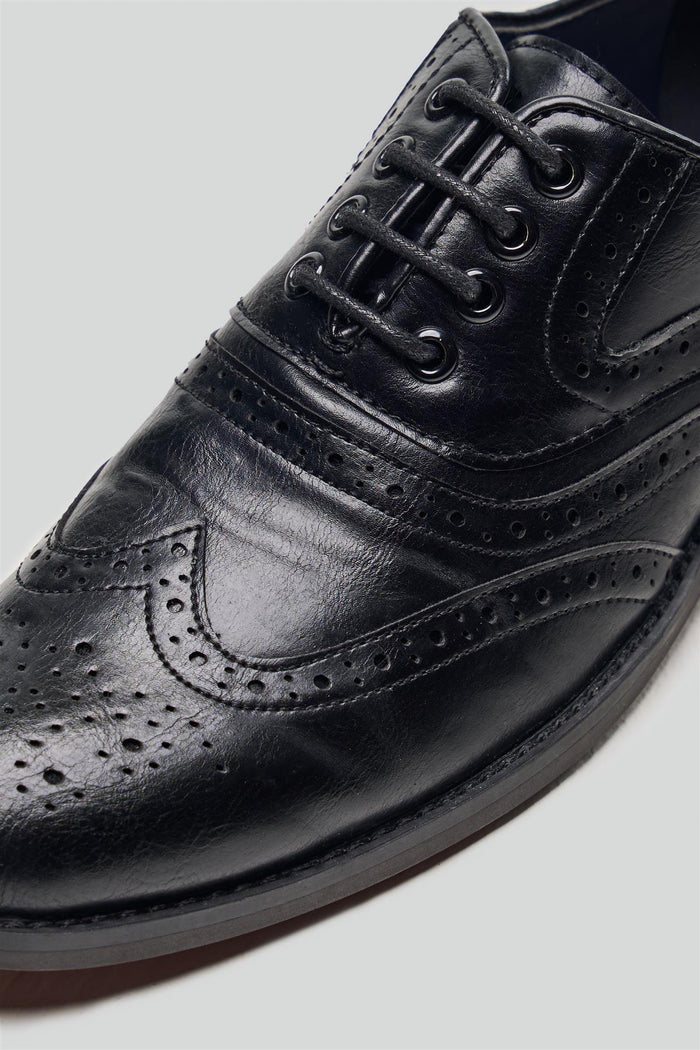 Boys Russel Black Shoes