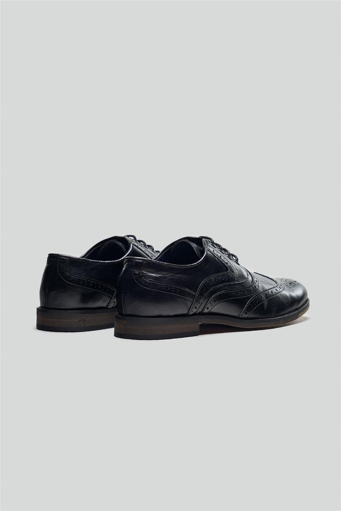 Boys Russel Black Shoes