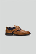 Boys Russel Tan/Navy Shoes