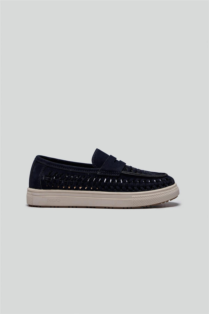 Boys Troy Navy Loafers