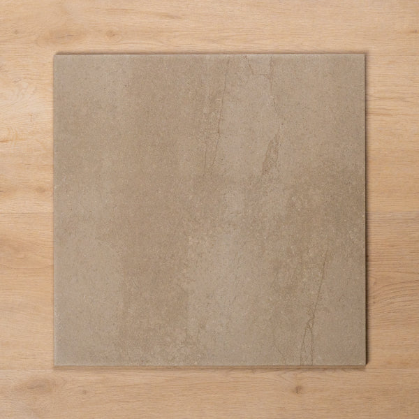 Burleigh Latte External Cushioned Edge Porcelain Tile 450x450mm -  The Blue Space