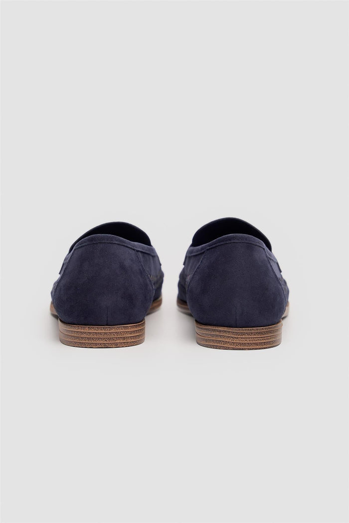 Calvina Navy Loafers