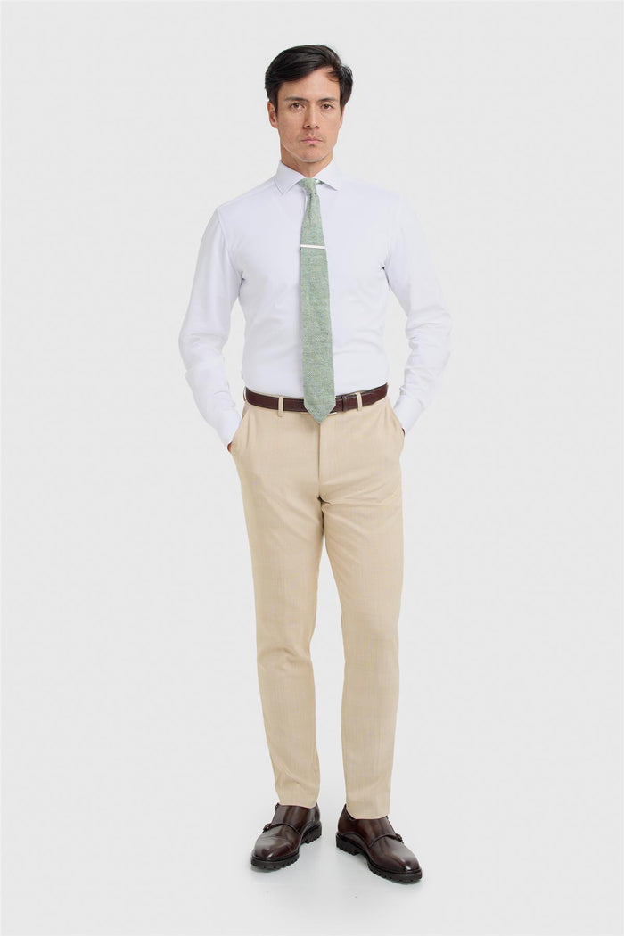 Camden Beige Trouser - House of Cavani