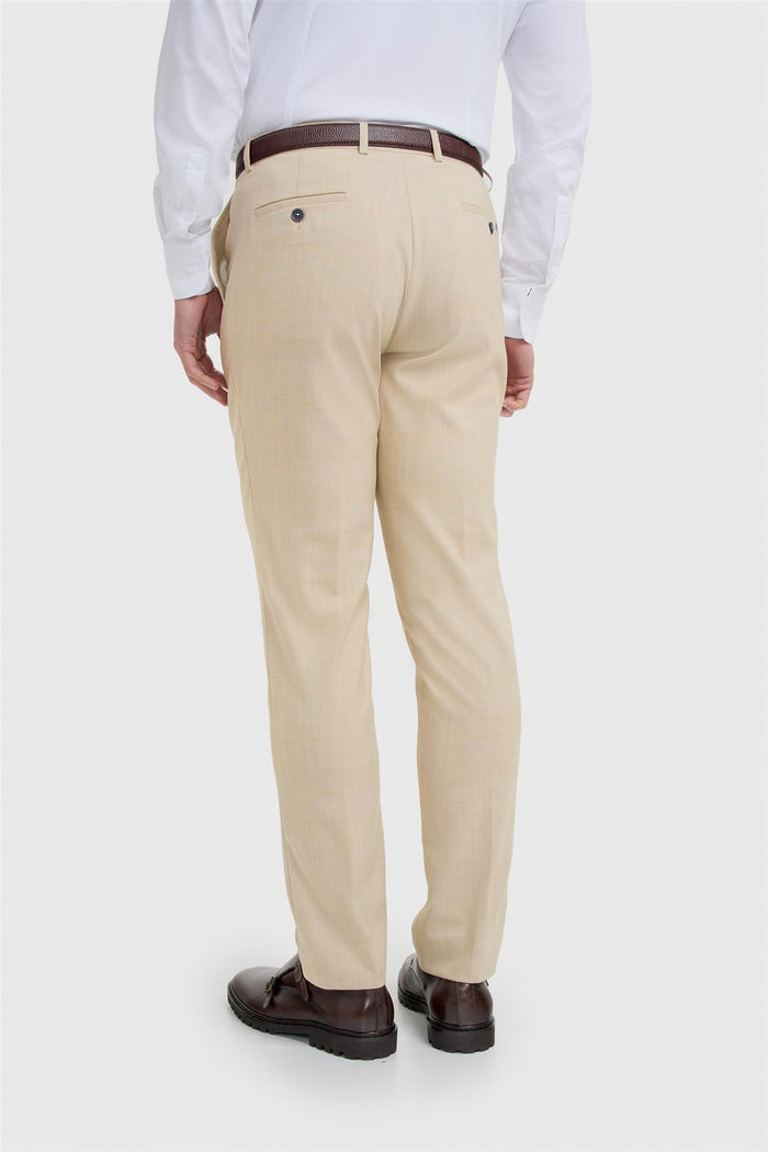 Camden Beige Trouser - House of Cavani