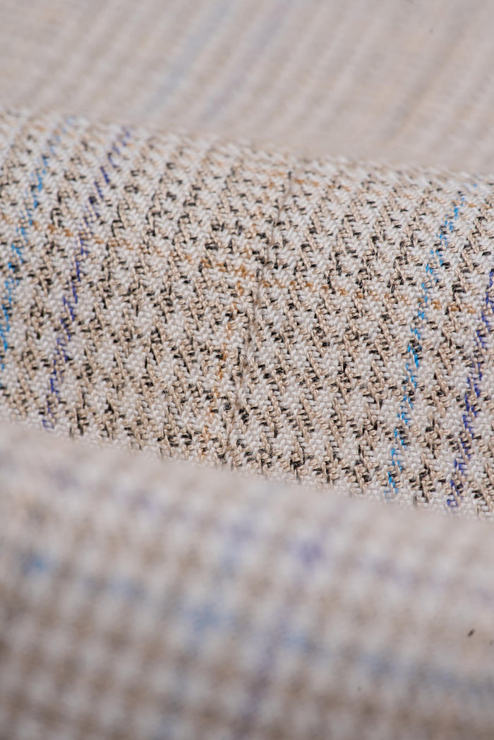 Caridi Beige Check Trousers
