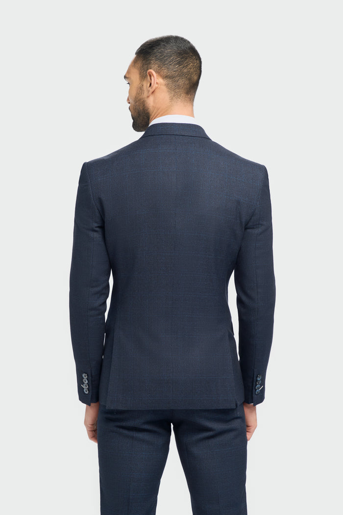 Caridi Navy Double Breasted Blazer