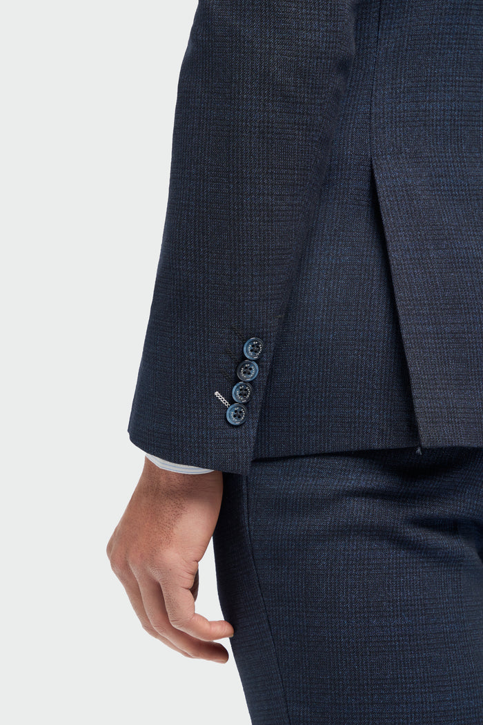 Caridi Navy Double Breasted Two Piece Suit - House of Cavani