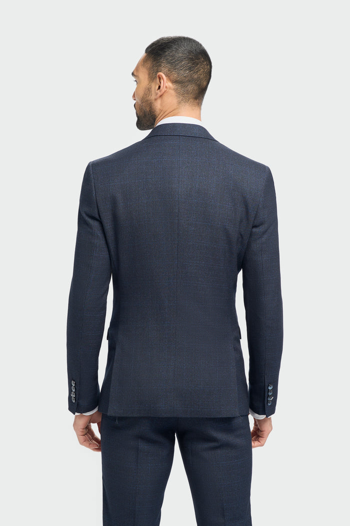 Caridi Navy Double Breasted Two Piece Suit - House of Cavani