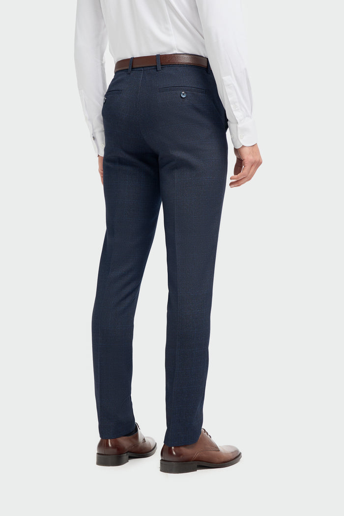 Caridi Navy Double Breasted Two Piece Suit - House of Cavani