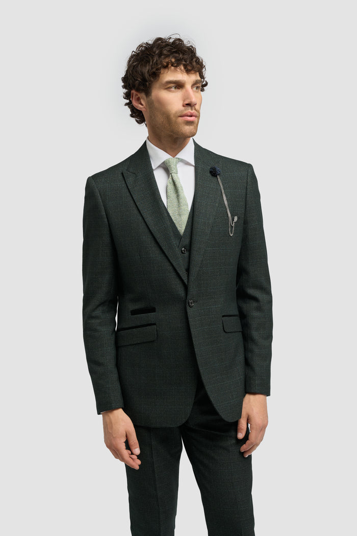 Caridi Olive Short Blazer