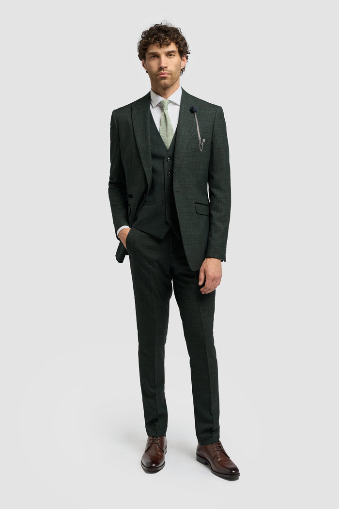 Caridi Olive Slim Fit Blazer