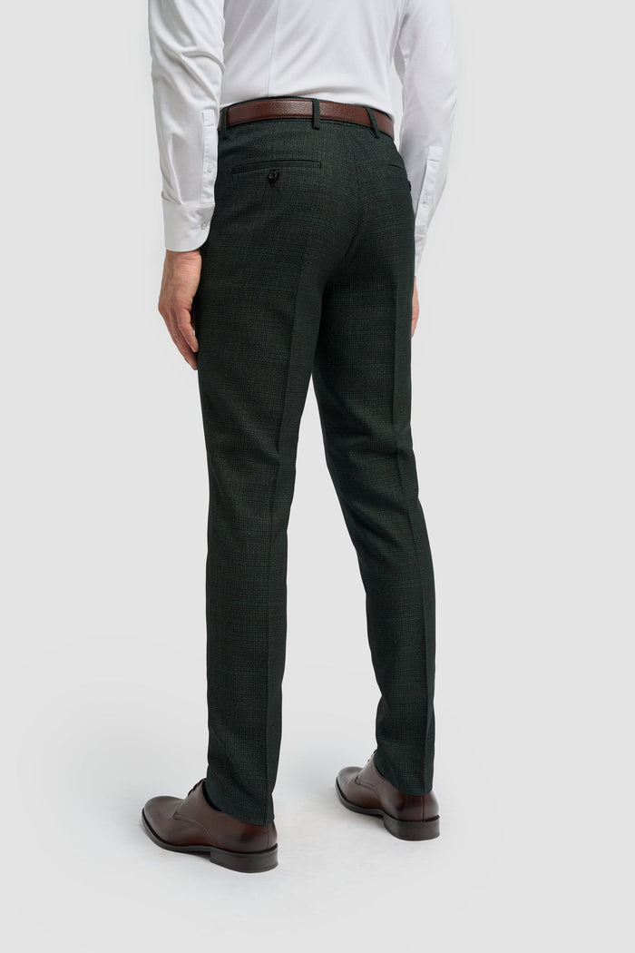 Caridi Olive Slim Fit Trousers