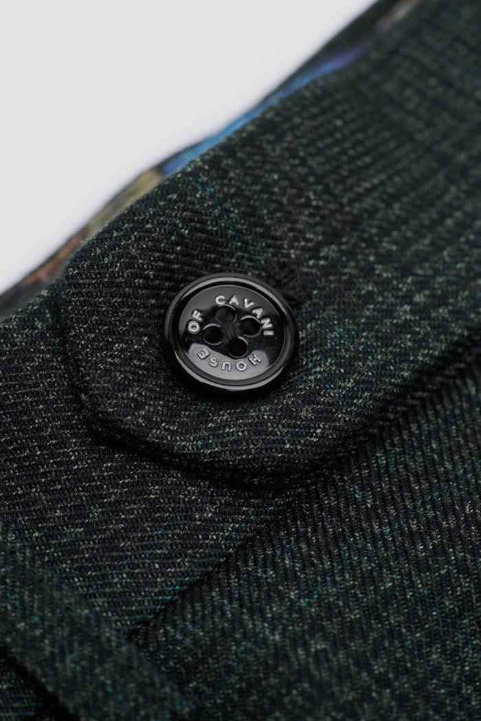 Caridi Olive Slim Fit Trousers